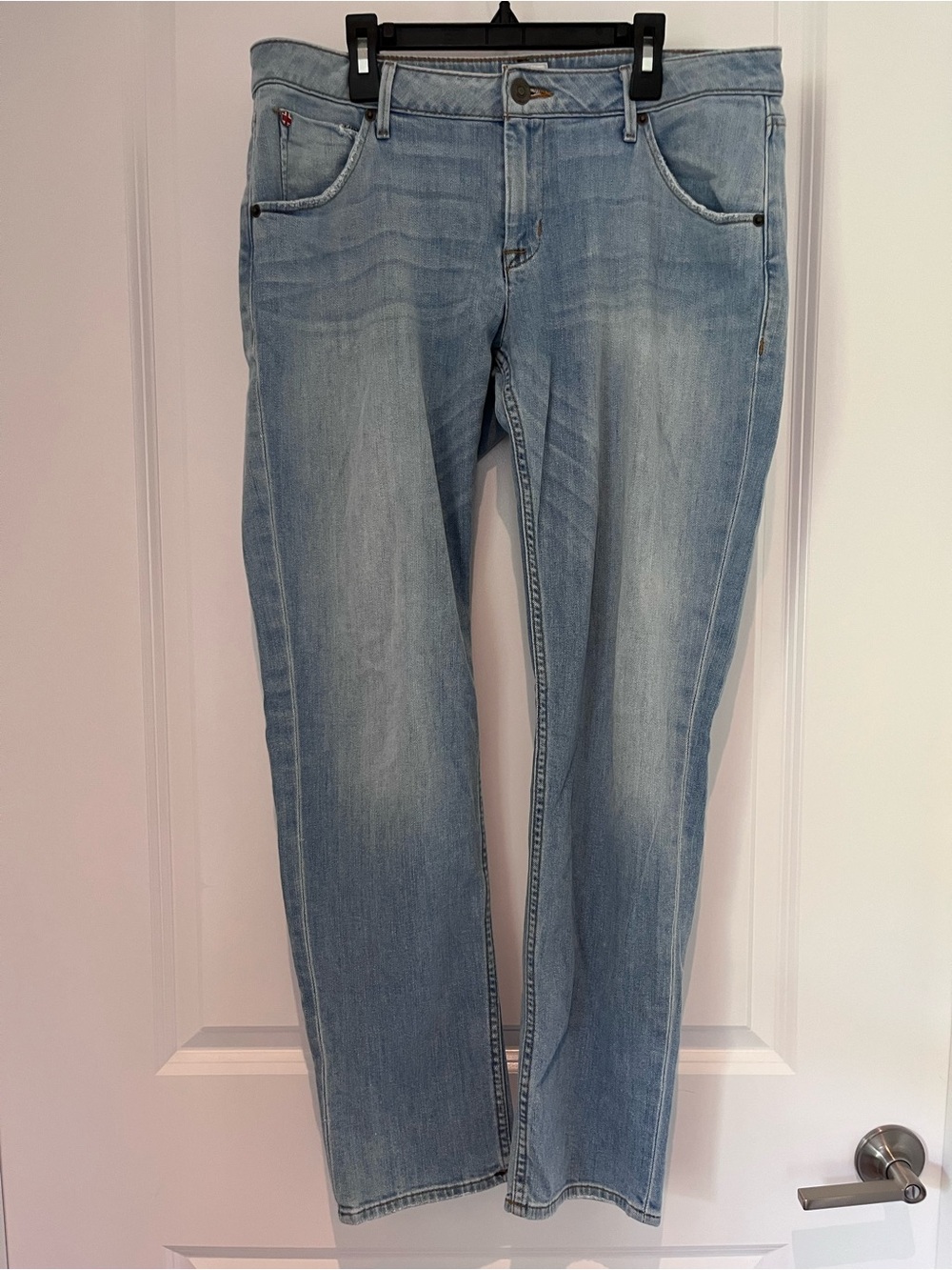Hudson Jeans Women's Straight Leg Light Wash Denim